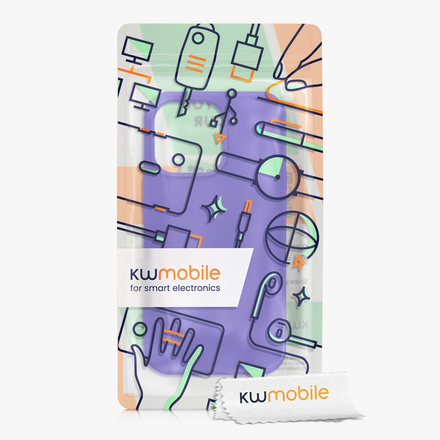 kwmobile Handyhülle für iPhone 13 Pro Case - kabelloses Laden