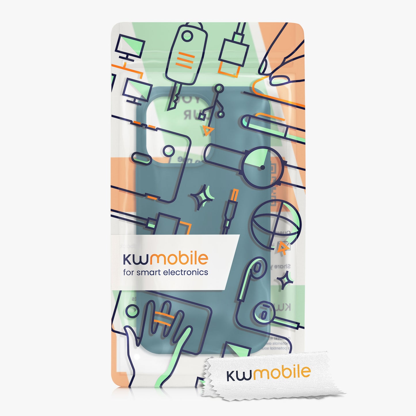 kwmobile Handyhülle für iPhone 13 Pro Case - kabelloses Laden