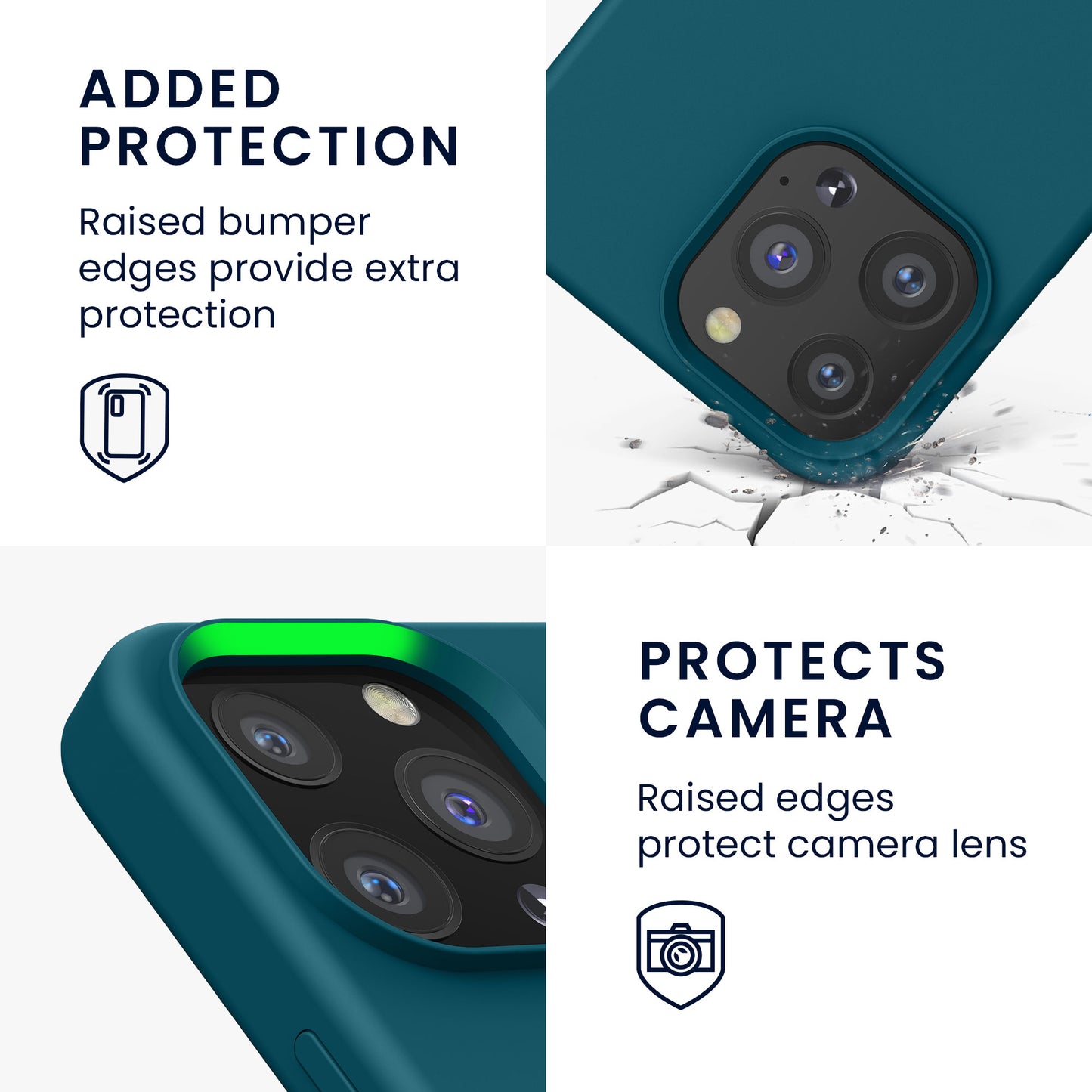 kwmobile Handyhülle für iPhone 13 Pro Case - kabelloses Laden