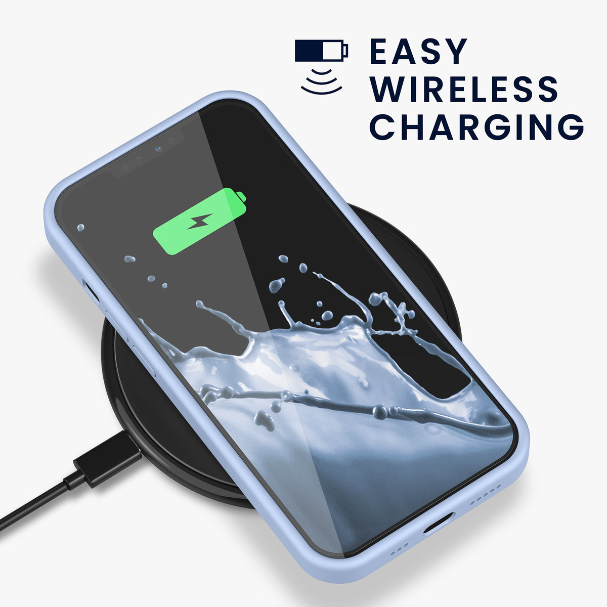 kwmobile Handyhülle für iPhone 13 Pro Case - kabelloses Laden