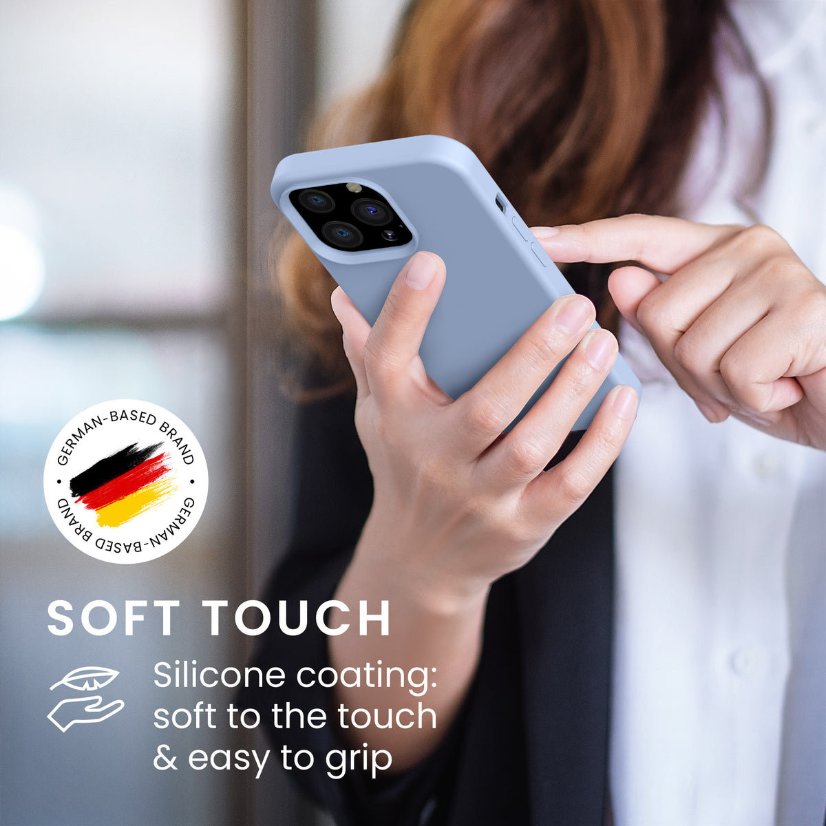 kwmobile Handyhülle für iPhone 13 Pro Case - kabelloses Laden