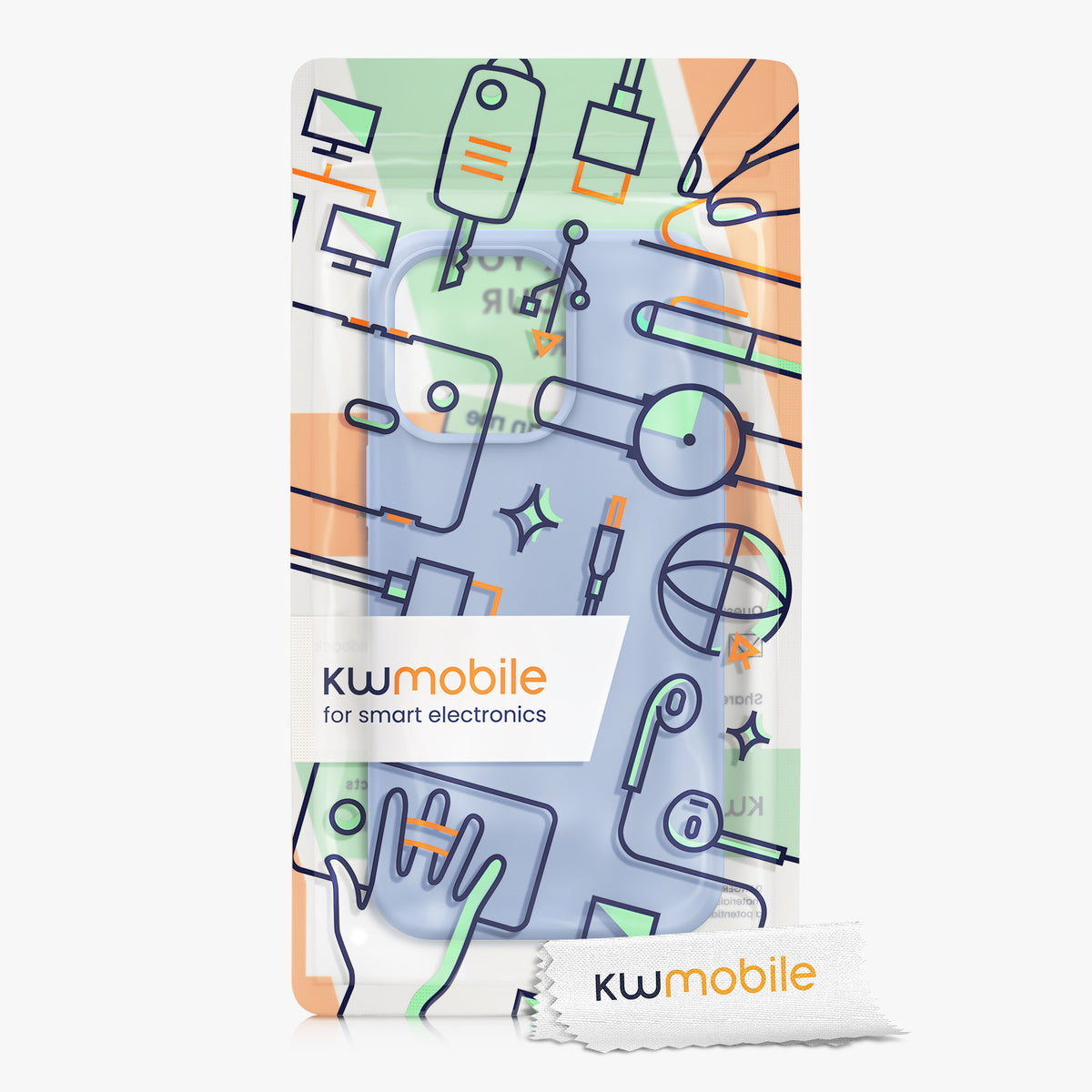 kwmobile Handyhülle für iPhone 13 Pro Case - kabelloses Laden