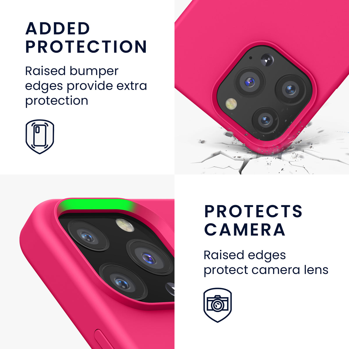 kwmobile Handyhülle für iPhone 13 Pro Case - kabelloses Laden