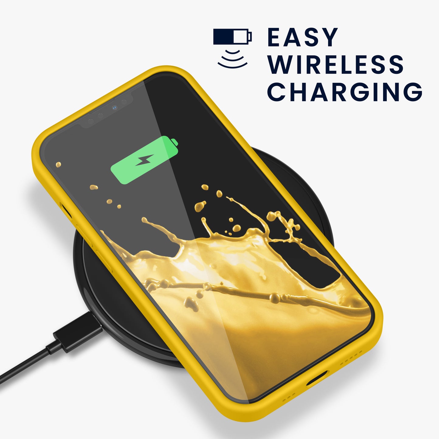 kwmobile Handyhülle für iPhone 13 Pro Case - kabelloses Laden