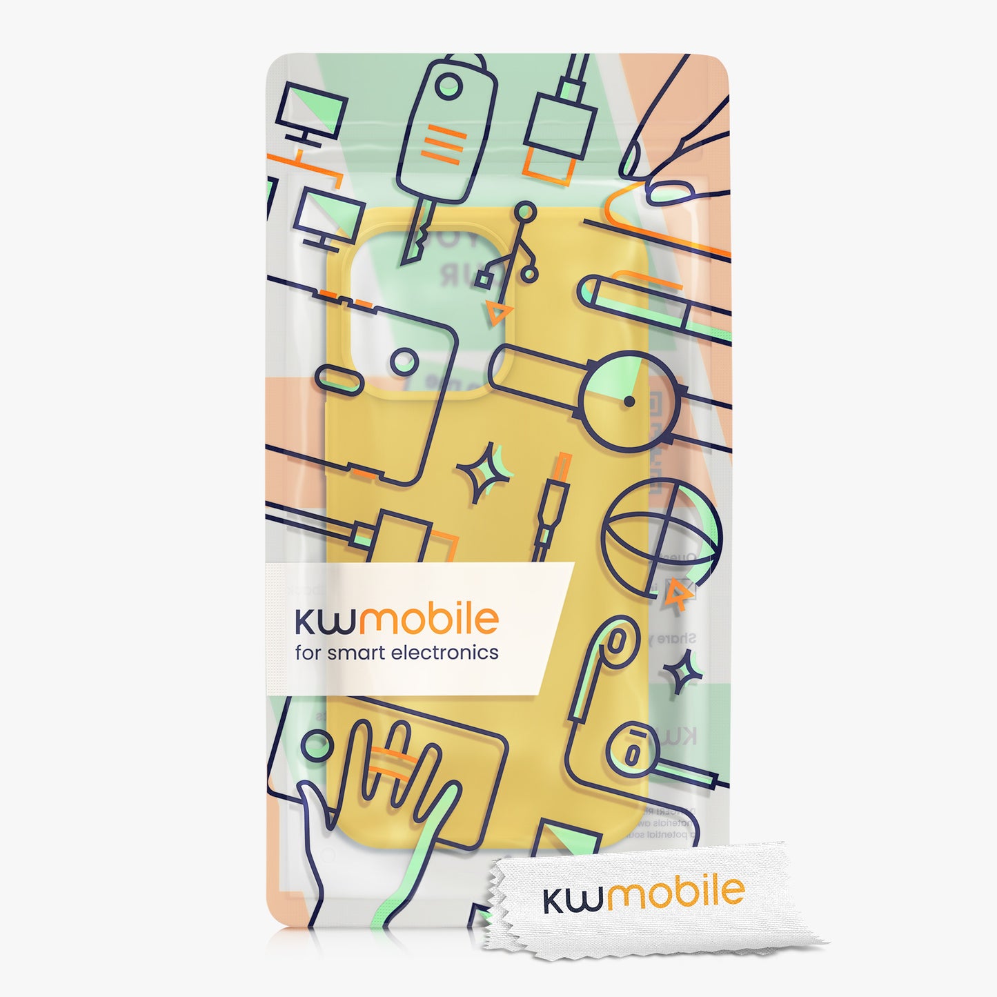 kwmobile Handyhülle für iPhone 13 Pro Case - kabelloses Laden