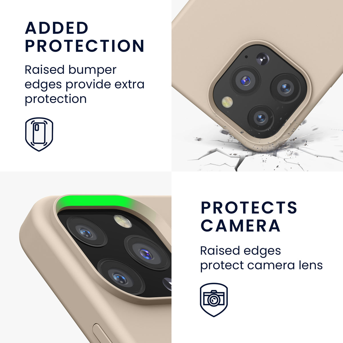 kwmobile Handyhülle für iPhone 13 Pro Case - kabelloses Laden