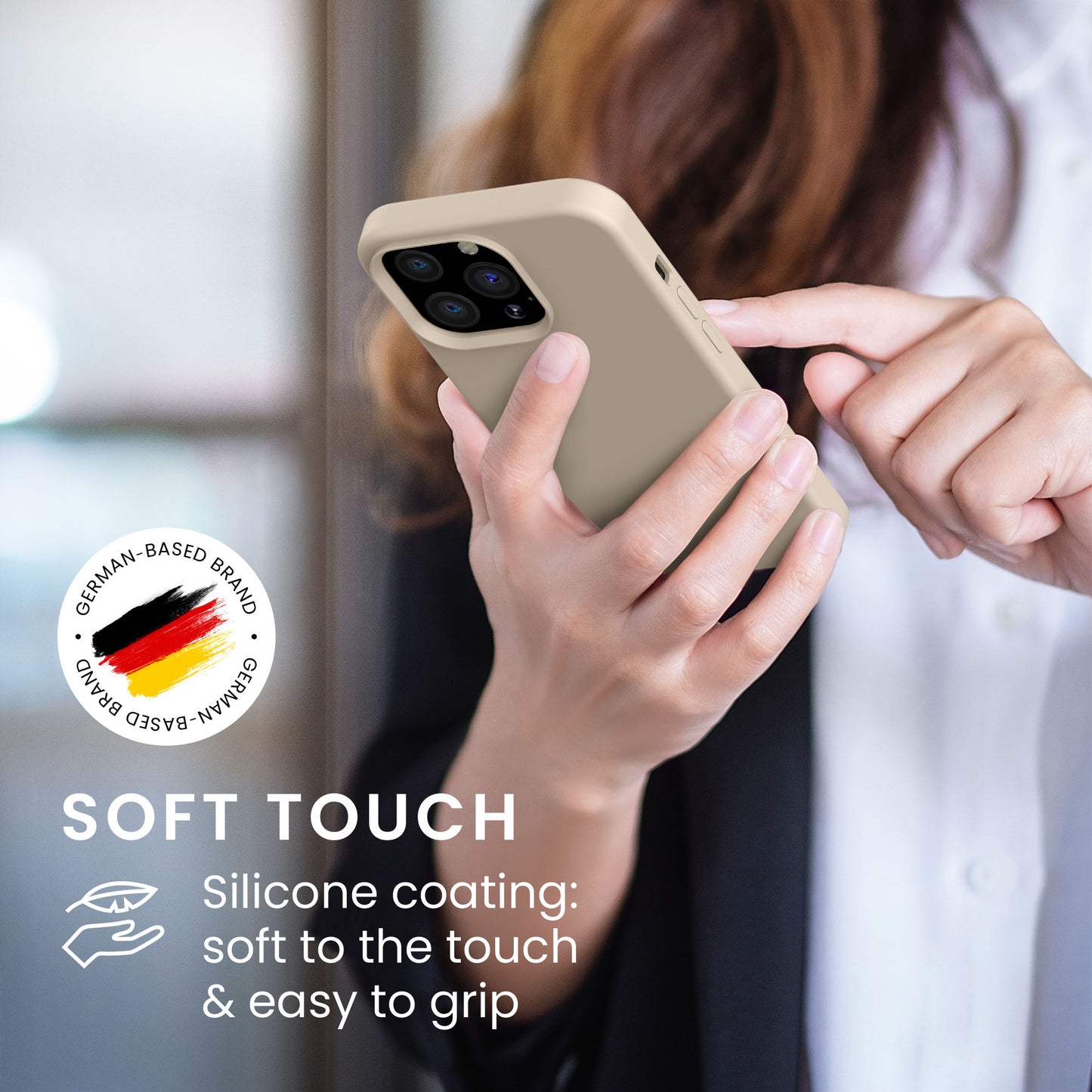 kwmobile Handyhülle für iPhone 13 Pro Case - kabelloses Laden