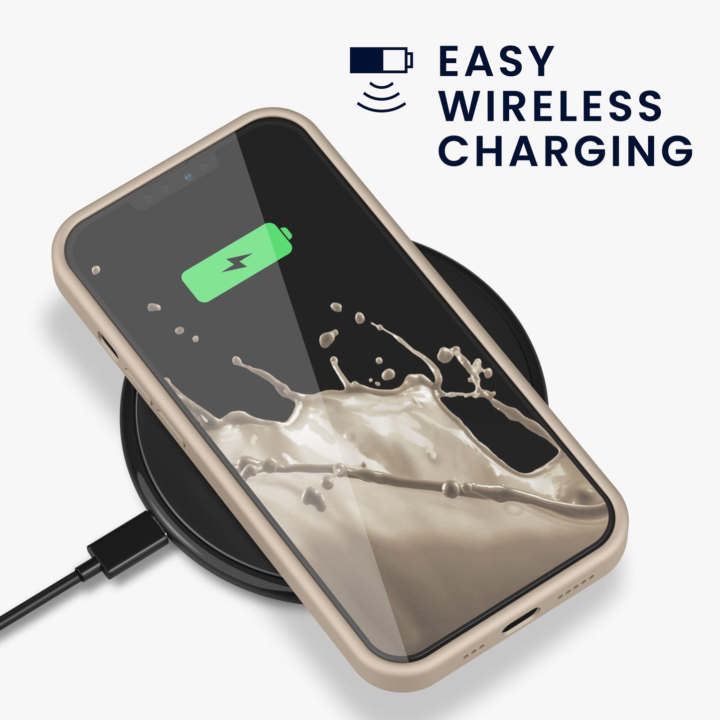 kwmobile Handyhülle für iPhone 13 Pro Case - kabelloses Laden