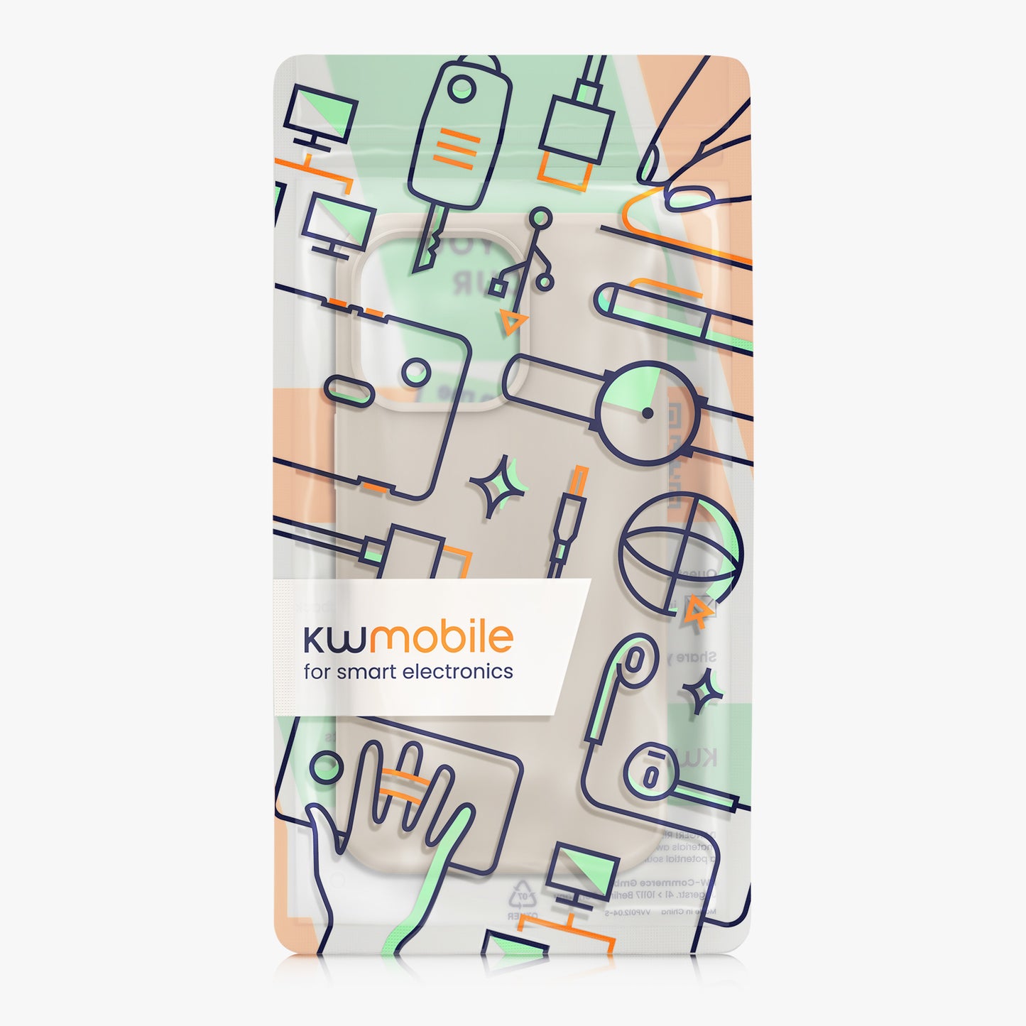 kwmobile Handyhülle für iPhone 13 Pro Case - kabelloses Laden