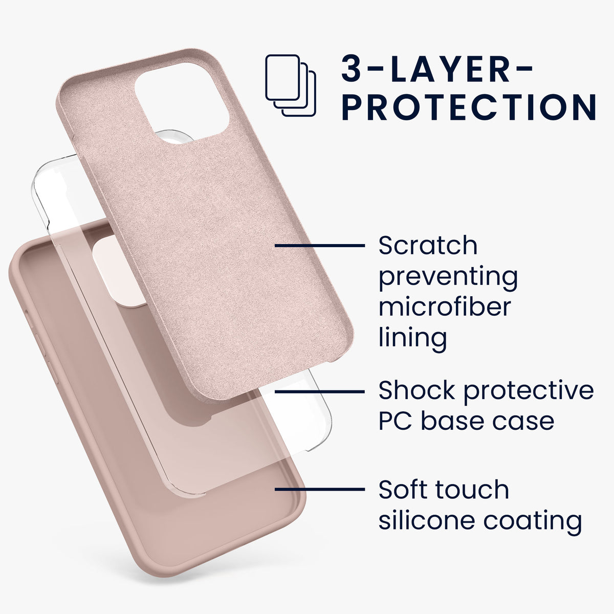 iPhone 13 Pro Max Silikon Handyhülle