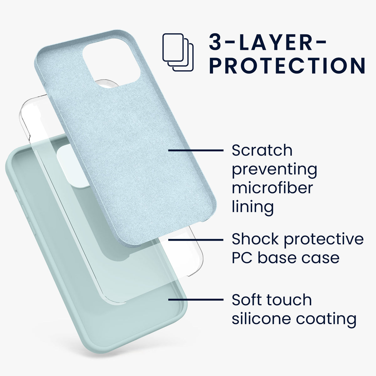 iPhone 13 Pro Max Silikon Handyhülle