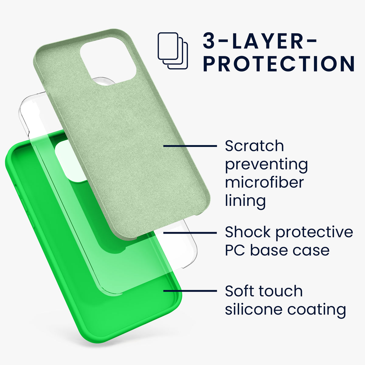 iPhone 13 Pro Max Silikon Handyhülle