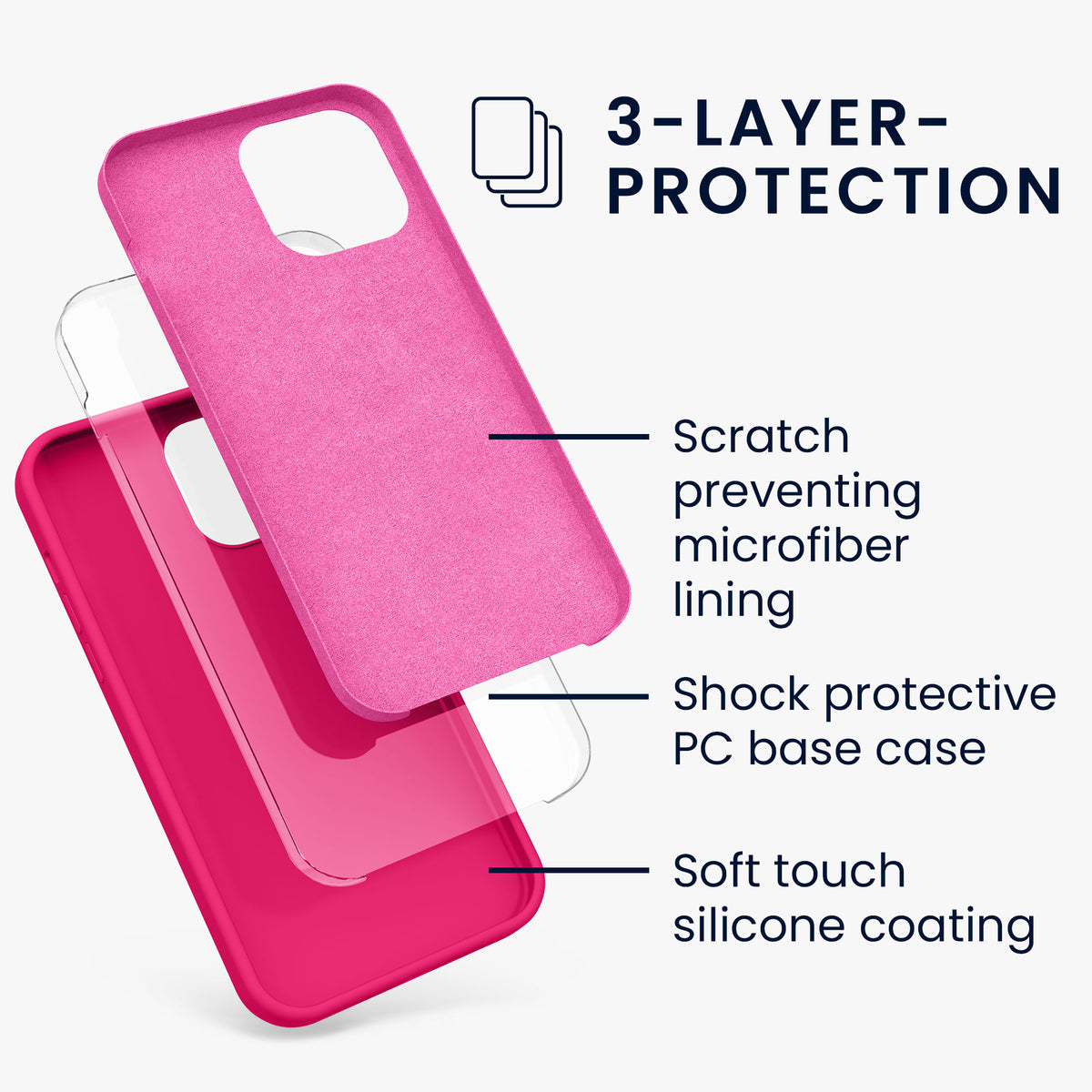 iPhone 13 Pro Max Silikon Handyhülle