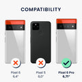 kwmobile Necklace Case kompatibel mit Google Pixel 6 Pro Hülle - Cover mit Kordel zum Umhängen - Silikon Schutzhülle