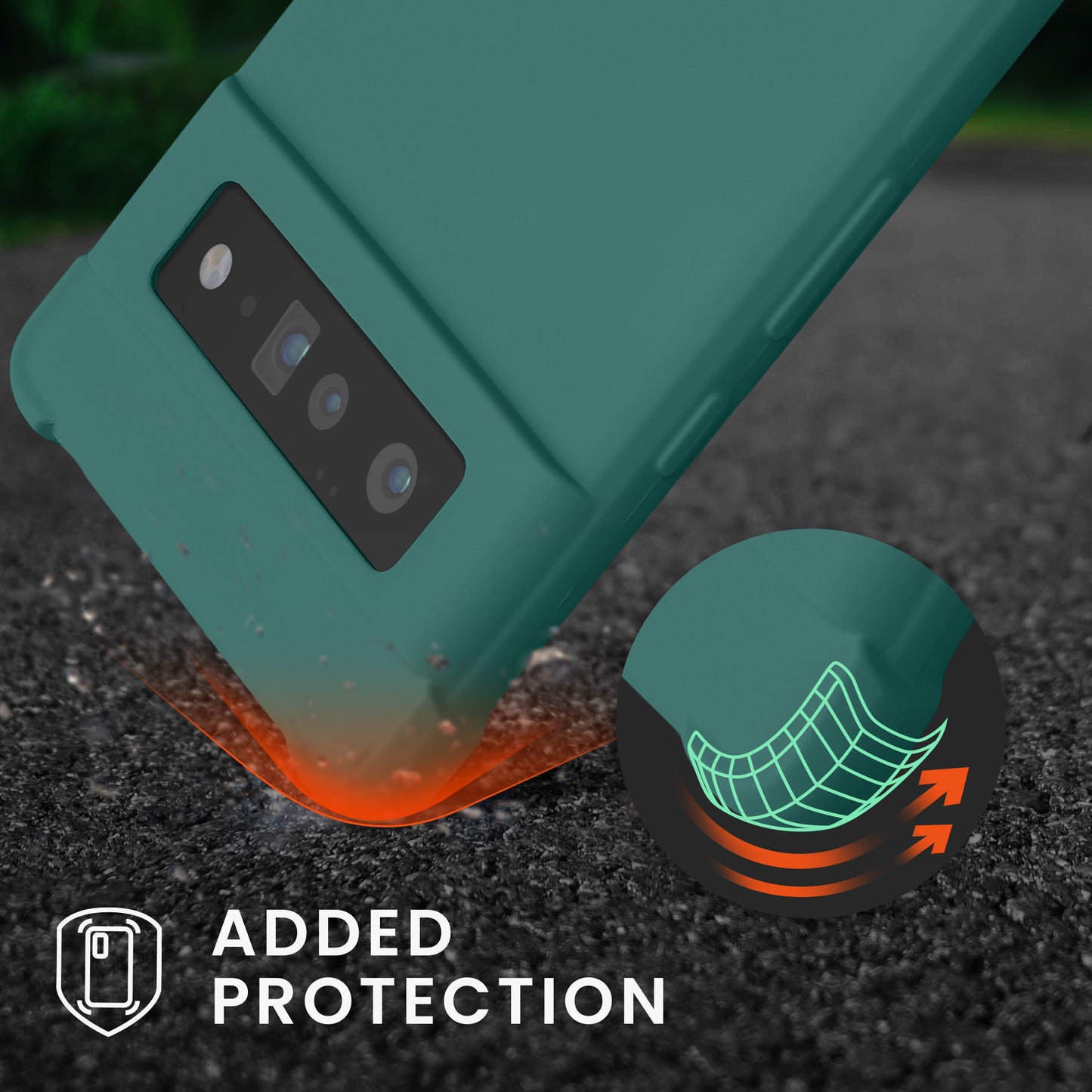 kwmobile Necklace Case kompatibel mit Google Pixel 6 Pro Hülle - Cover mit Kordel zum Umhängen - Silikon Schutzhülle