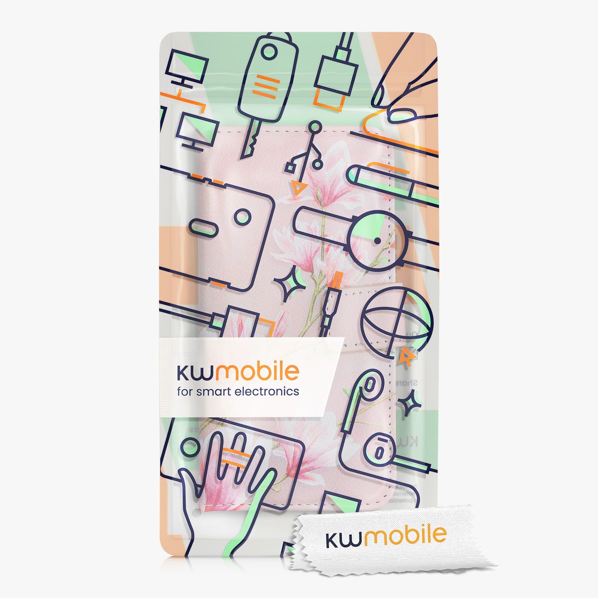 Kunstleder Hülle kompatibel mit Apple iPhone 13 mini