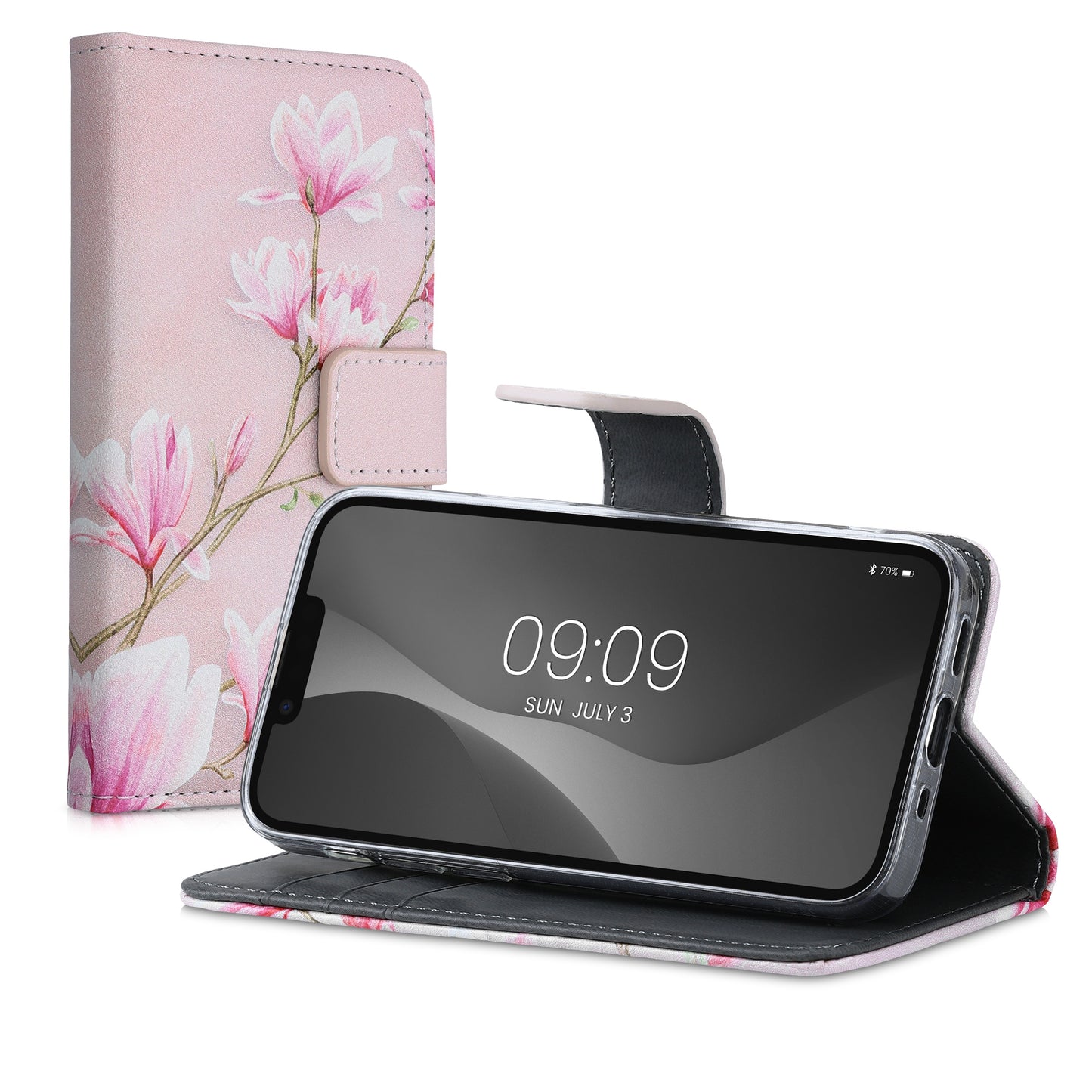 Kunstleder Hülle kompatibel mit Apple iPhone 13 mini