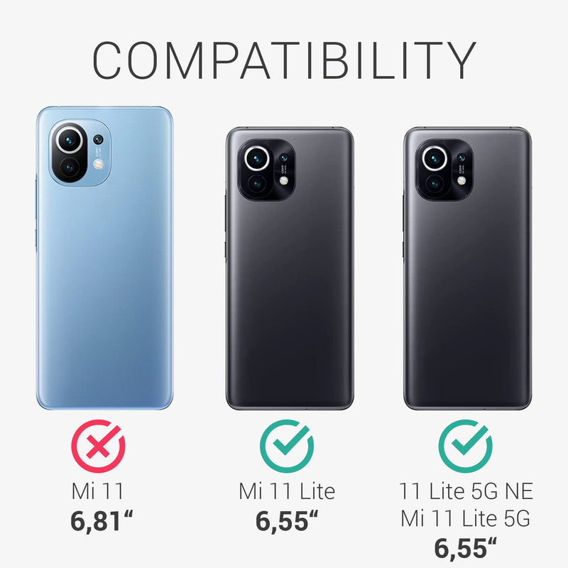 Holz Hardcase mit TPU Bumper für Xiaomi 11 Lite (5G) NE / Mi 11 Lite (5G) Aufgehende Sonne