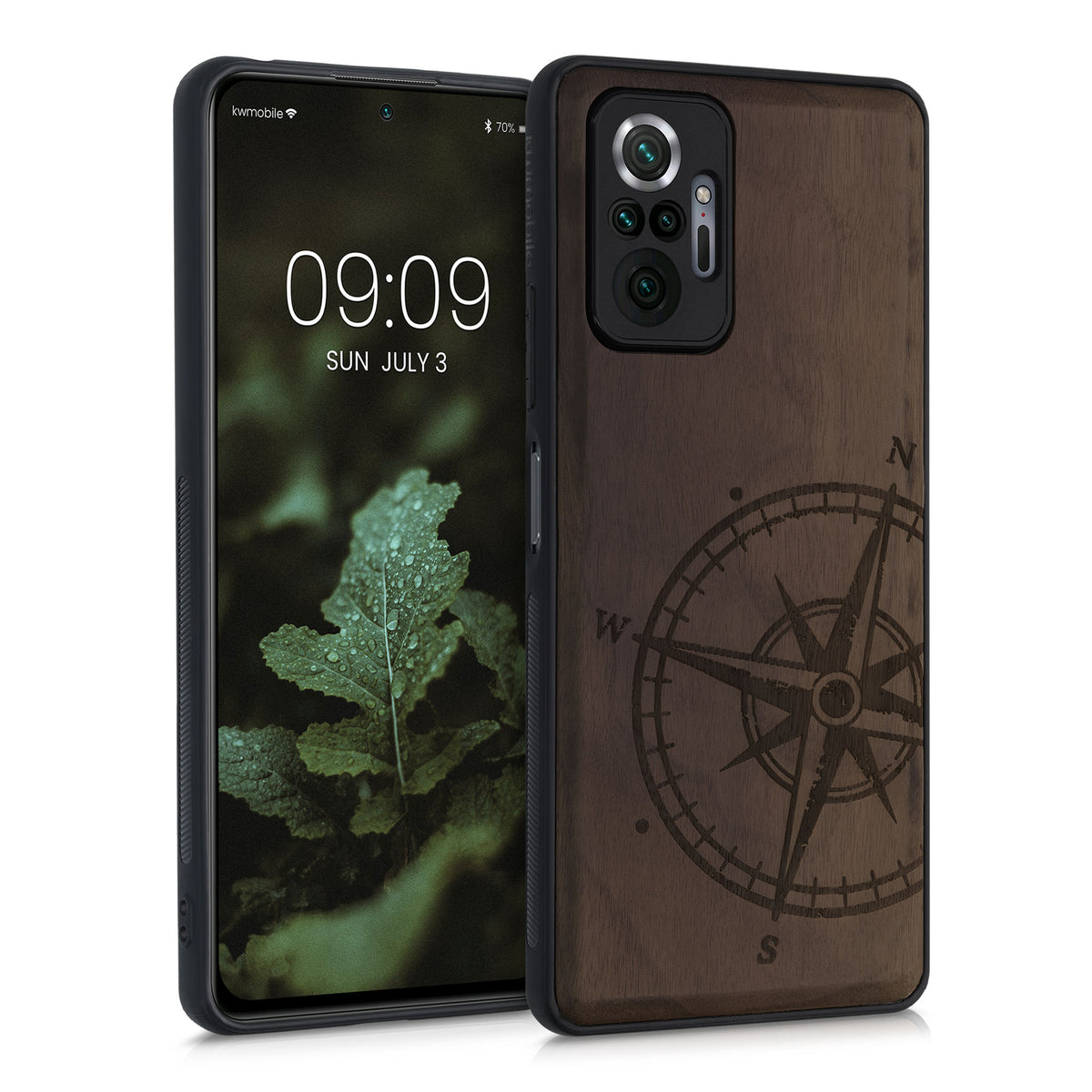 kwmobile Handyhülle für Xiaomi Redmi Note 10 Pro - Case mit TPU Bumper - Stoßfestes Hardcase - Schutzhülle Cover