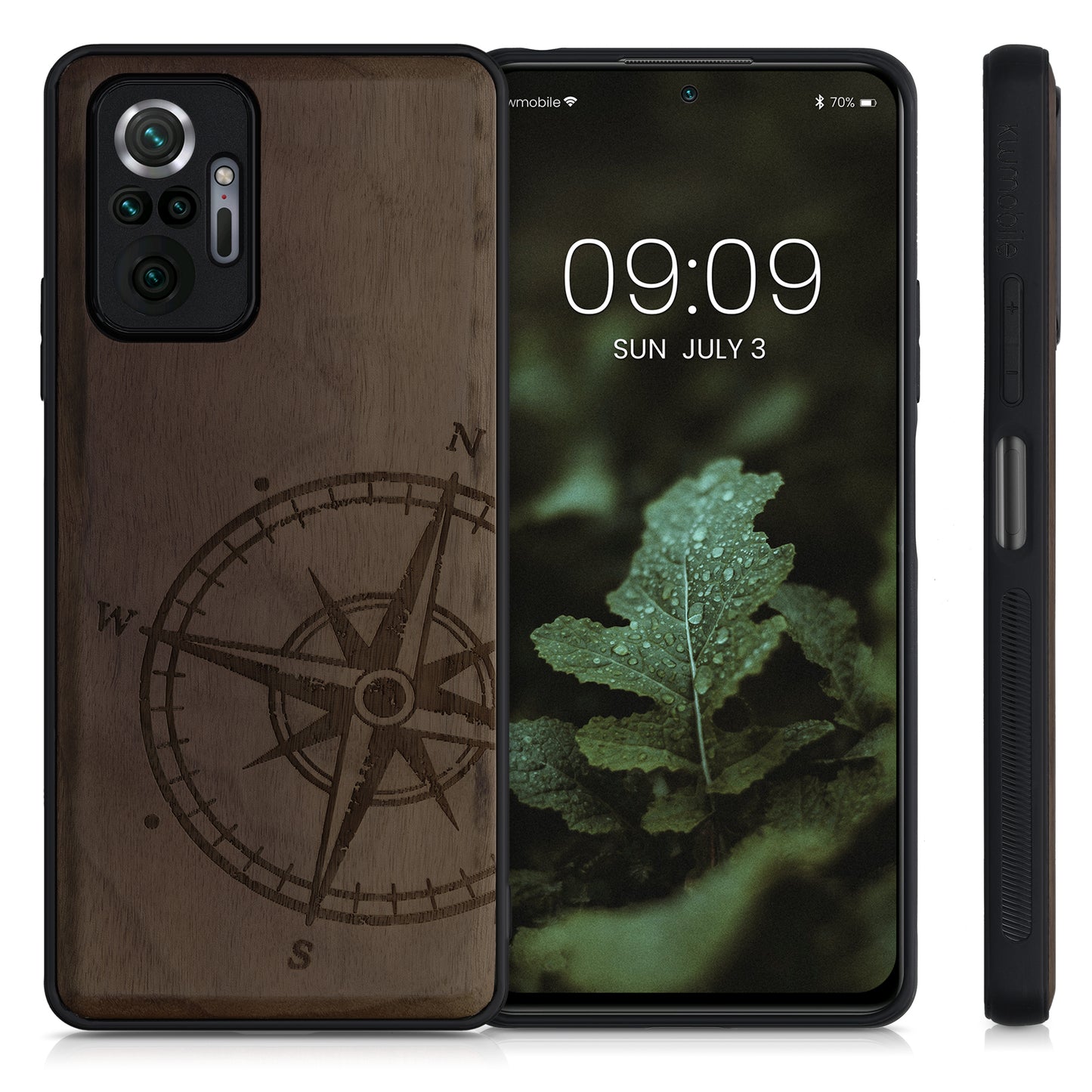 kwmobile Handyhülle für Xiaomi Redmi Note 10 Pro - Case mit TPU Bumper - Stoßfestes Hardcase - Schutzhülle Cover