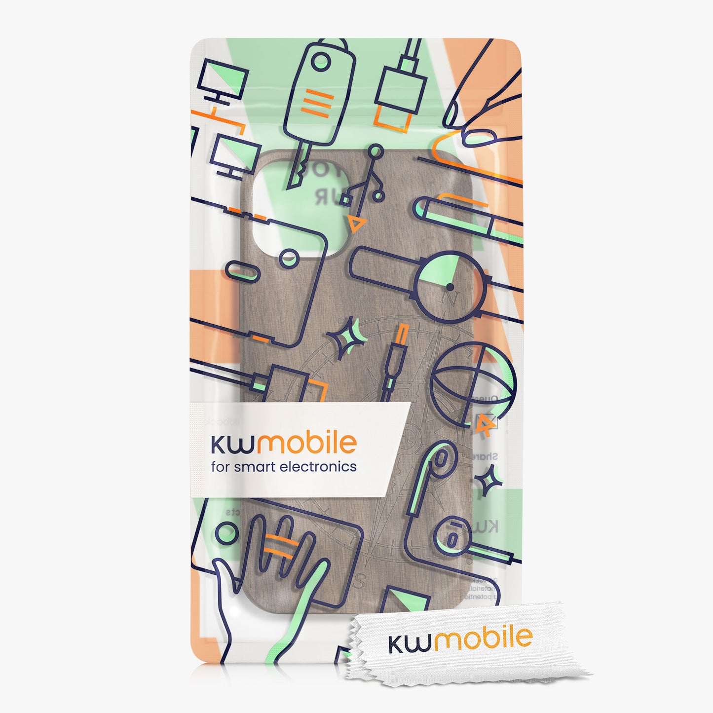 kwmobile Handyhülle für Apple iPhone 13 - Case mit TPU Bumper - Stoßfestes Hardcase - Schutzhülle Cover