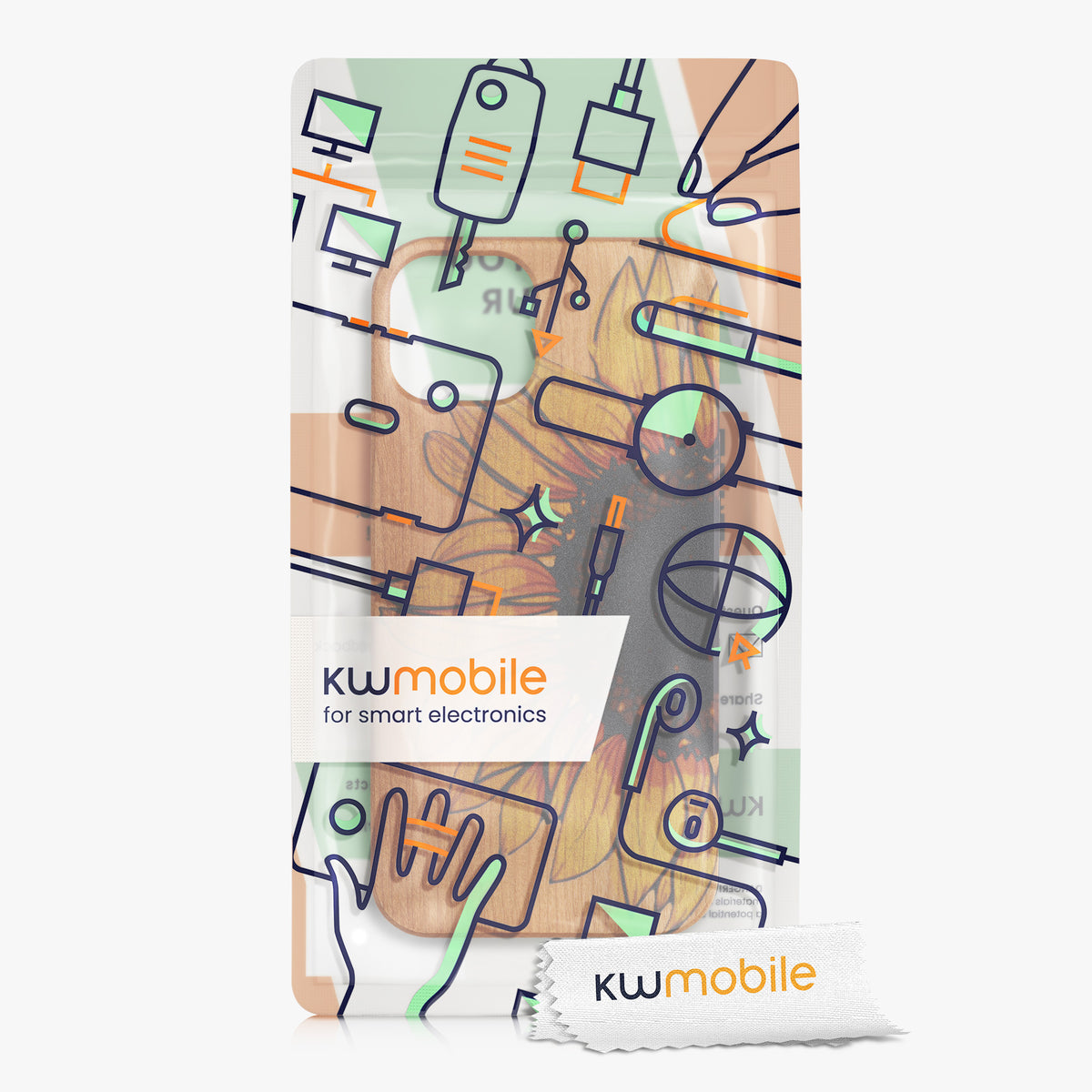 kwmobile Handyhülle für Apple iPhone 13 - Case mit TPU Bumper - Stoßfestes Hardcase - Schutzhülle Cover