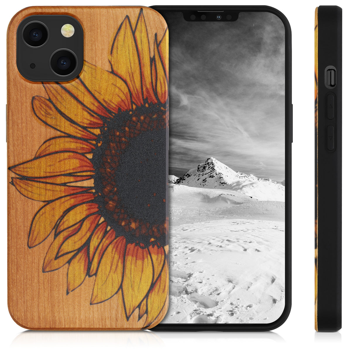 kwmobile Handyhülle für Apple iPhone 13 - Case mit TPU Bumper - Stoßfestes Hardcase - Schutzhülle Cover
