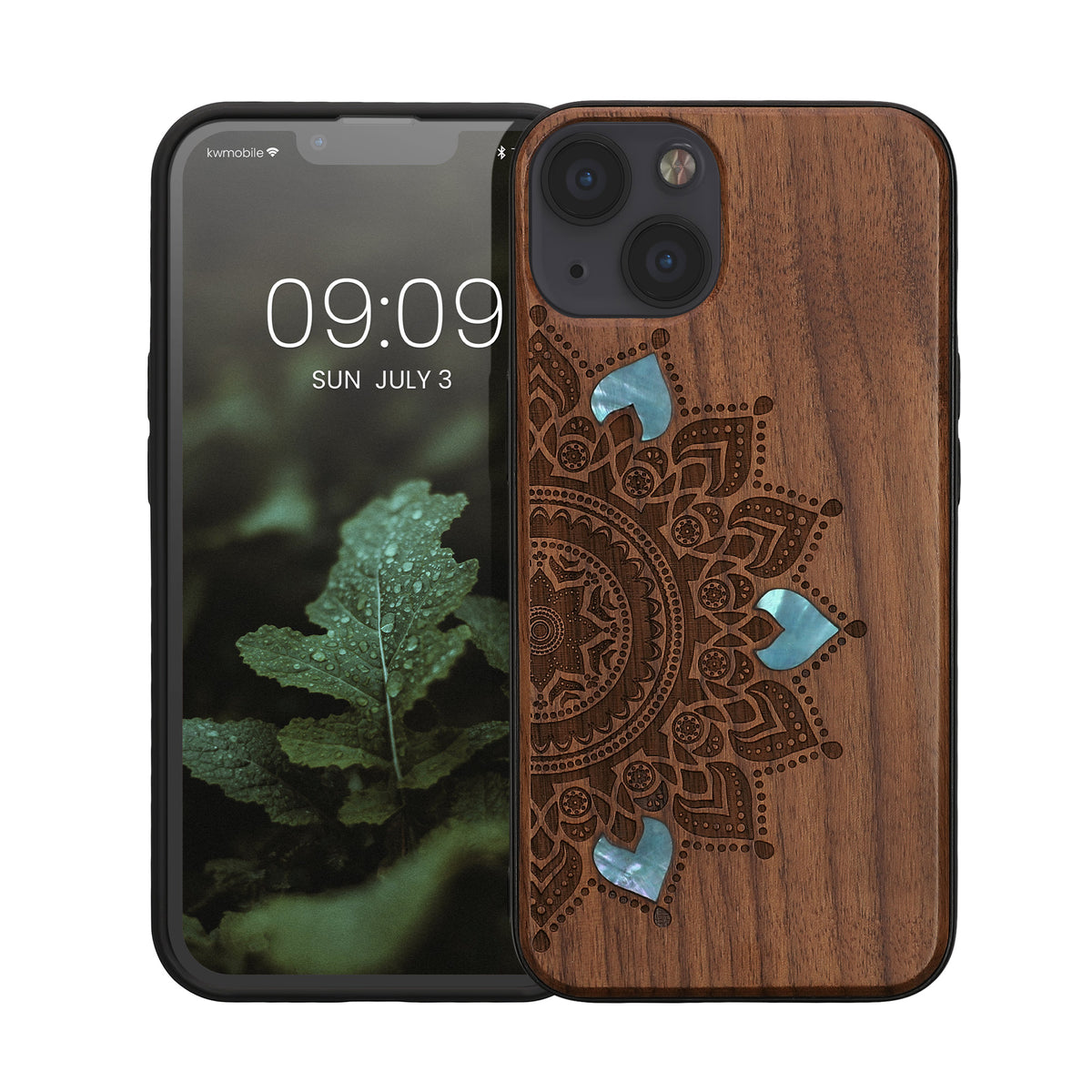 kwmobile Handyhülle für Apple iPhone 13 - Case mit TPU Bumper - Stoßfestes Hardcase - Schutzhülle Cover