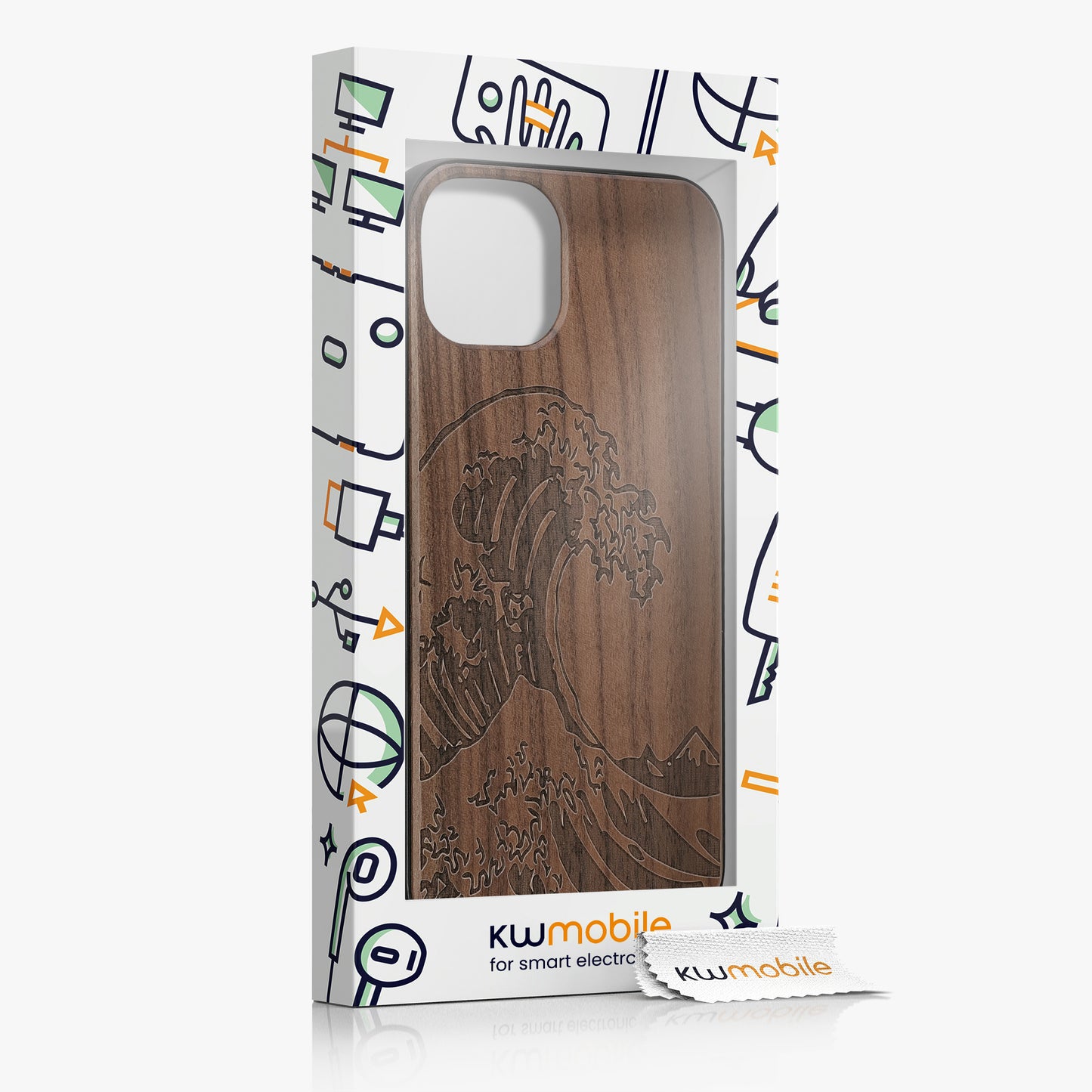 kwmobile Handyhülle für Apple iPhone 13 - Case mit TPU Bumper - Stoßfestes Hardcase - Schutzhülle Cover