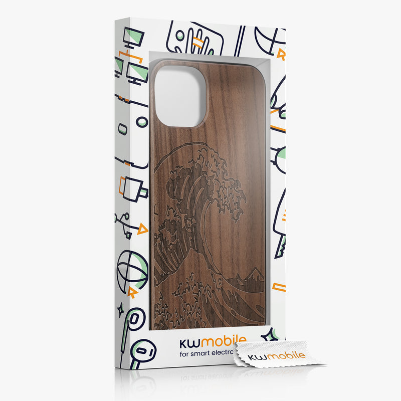 kwmobile Handyhülle für Apple iPhone 13 - Case mit TPU Bumper - Stoßfestes Hardcase - Schutzhülle Cover