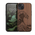 kwmobile Handyhülle für Apple iPhone 13 - Case mit TPU Bumper - Stoßfestes Hardcase - Schutzhülle Cover