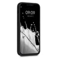 iPhone 13 stoßfestes Hardcase mit TPU Bumper Holz Nussbaum