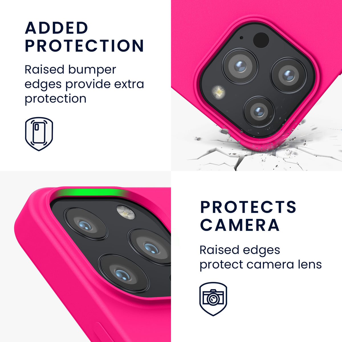 kwmobile Hülle kompatibel mit Apple iPhone 13 Pro - Schutzhülle für kabelloses Laden - Case