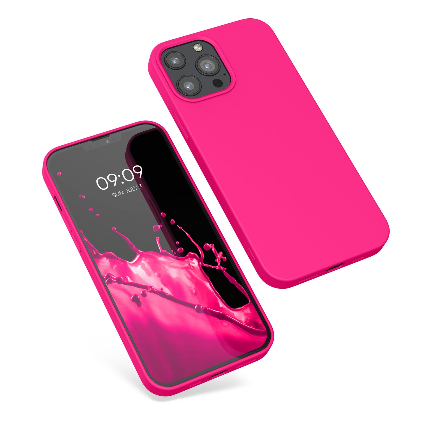kwmobile Hülle kompatibel mit Apple iPhone 13 Pro Max - Schutzhülle für kabelloses Laden - Case