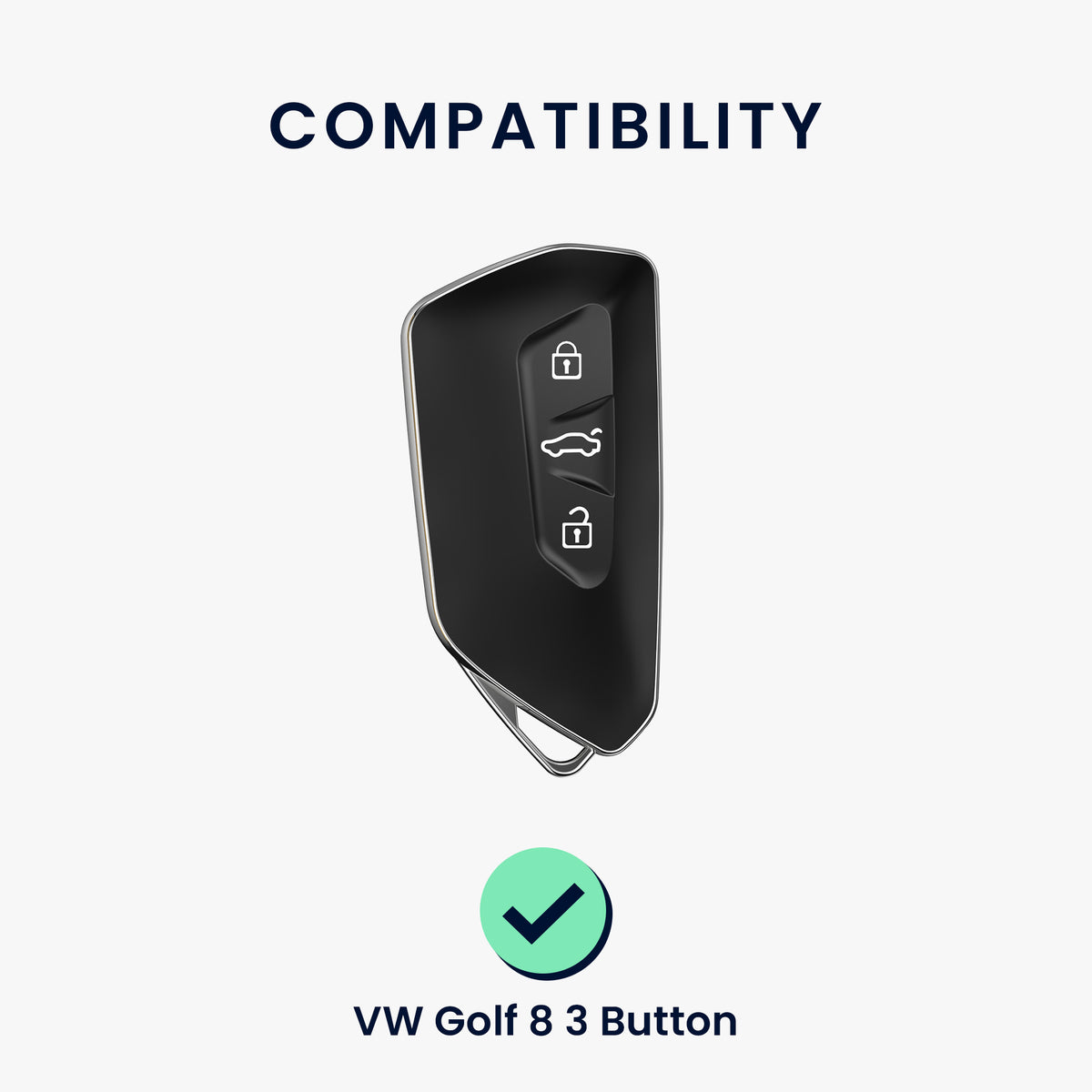 VW Golf 8 3-Tasten Autoschlüssel Silikon Schlüsselhülle