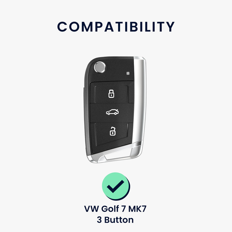 VW Golf 7 MK7 3-Tasten Autoschlüssel Silikon Schlüsselhülle