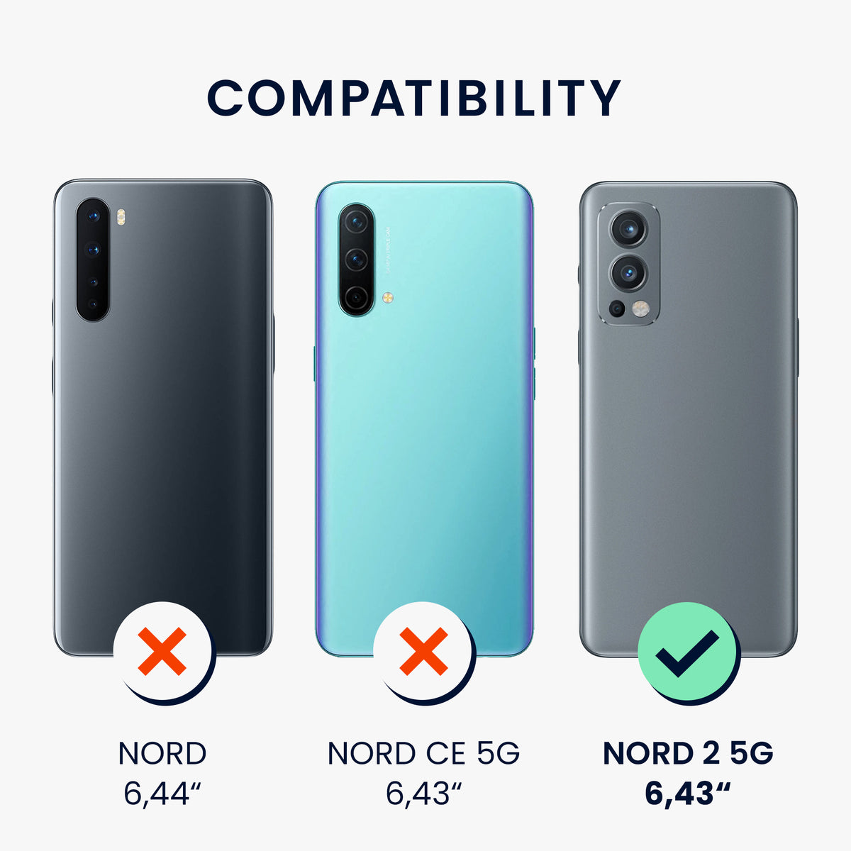 OnePlus Nord 2 5G Handyhülle Silikon Matt