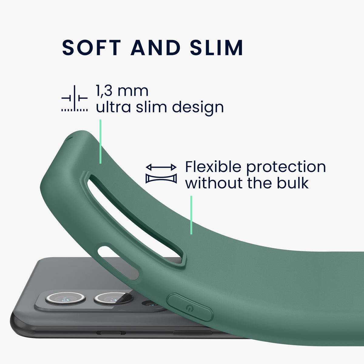 OnePlus Nord 2 5G Handyhülle Silikon Matt
