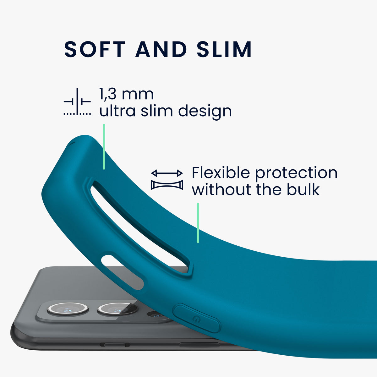 OnePlus Nord 2 5G Handyhülle Silikon Matt