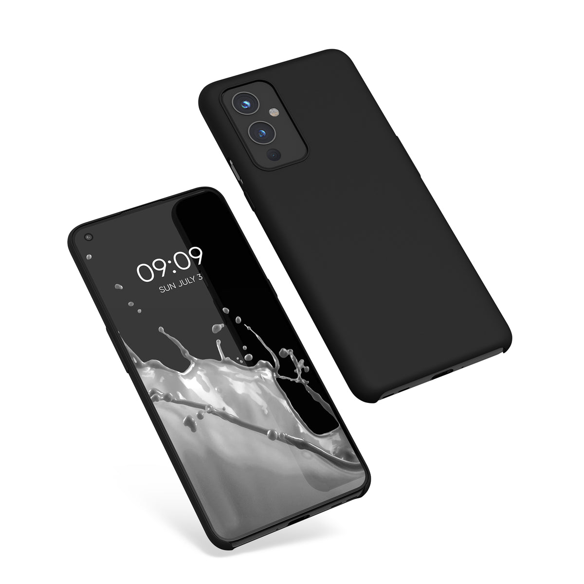 kwmobile Handyhülle für OnePlus 9 (EU/NA Version) Hülle - Case Silikon - Kabelloses Laden - Schutzhülle Cover