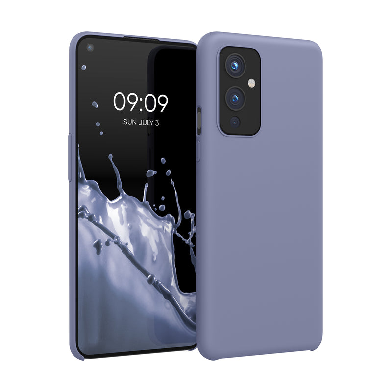 kwmobile Handyhülle für OnePlus 9 (EU/NA Version) Hülle - Case Silikon - Kabelloses Laden - Schutzhülle Cover