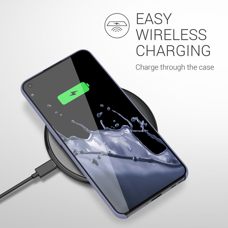 kwmobile Handyhülle für OnePlus 9 (EU/NA Version) Hülle - Case Silikon - Kabelloses Laden - Schutzhülle Cover