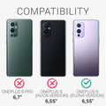 kwmobile Handyhülle für OnePlus 9 (EU/NA Version) Hülle - Case Silikon - Kabelloses Laden - Schutzhülle Cover
