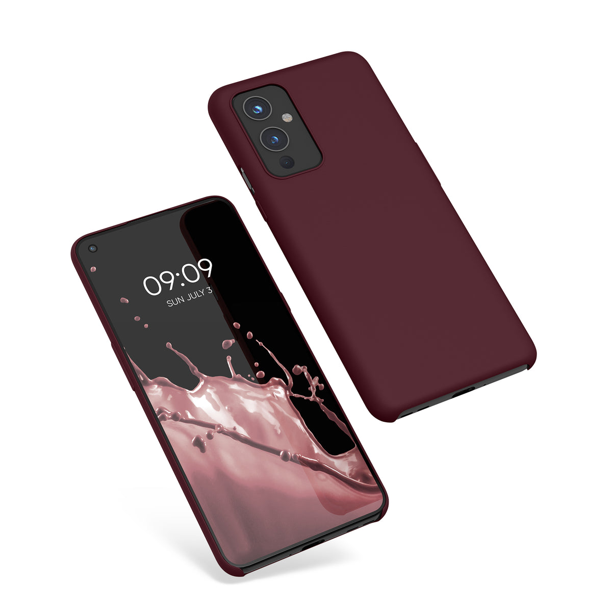 kwmobile Handyhülle für OnePlus 9 (EU/NA Version) Hülle - Case Silikon - Kabelloses Laden - Schutzhülle Cover
