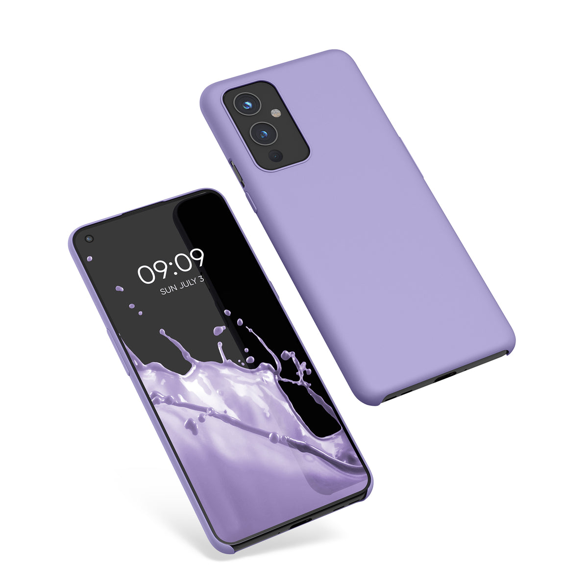 kwmobile Handyhülle für OnePlus 9 (EU/NA Version) Hülle - Case Silikon - Kabelloses Laden - Schutzhülle Cover