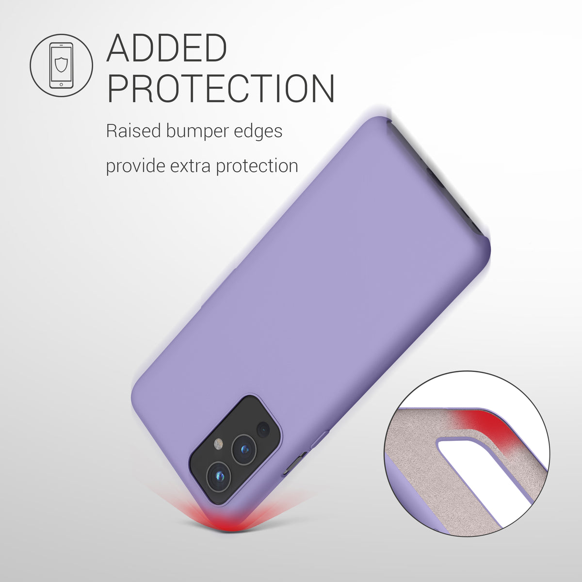 kwmobile Handyhülle für OnePlus 9 (EU/NA Version) Hülle - Case Silikon - Kabelloses Laden - Schutzhülle Cover