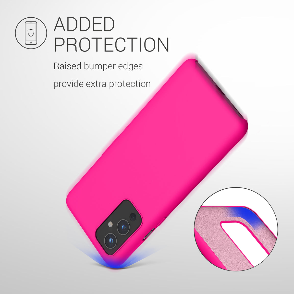 kwmobile Handyhülle für OnePlus 9 (EU/NA Version) Hülle - Case Silikon - Kabelloses Laden - Schutzhülle Cover