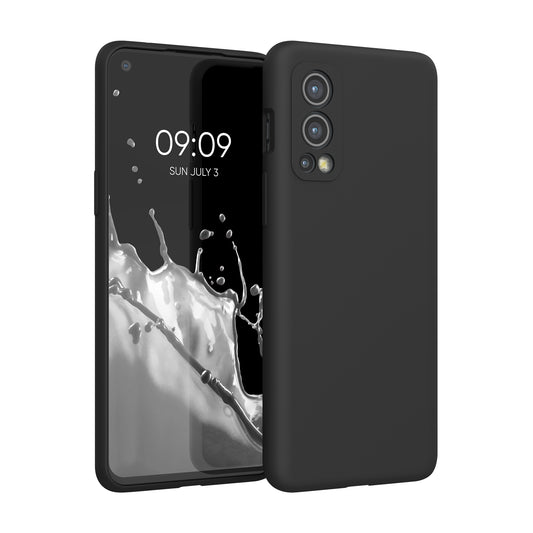 kwmobile Handyhülle für OnePlus Nord 2 5G Hülle - Case Silikon - Kabelloses Laden - Schutzhülle Cover