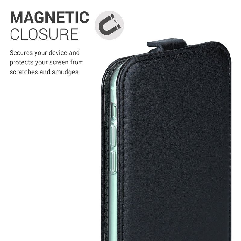 kwmobile Schutzhülle kompatibel mit Apple iPhone 11 - Hülle Handy - Flip Case Handyhülle