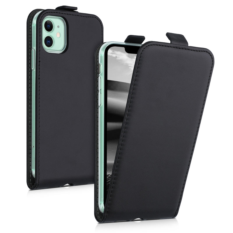 kwmobile Schutzhülle kompatibel mit Apple iPhone 11 - Hülle Handy - Flip Case Handyhülle